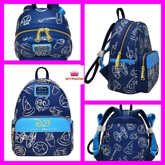 2023 Disney D23 Gold Member-Exclusive Limited Edition Loungefly Mini-Backpack - Picture 1 of 11